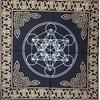 INDIAN CONSIGNERS Altar Cloth Hexagonal Metatron Witchcraft Alter Tarot Spread