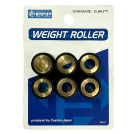 PFP PCX125 Motorcycle H20 x 15 0.6 oz (18.5 g) Weight Roller (JF81/JK05)