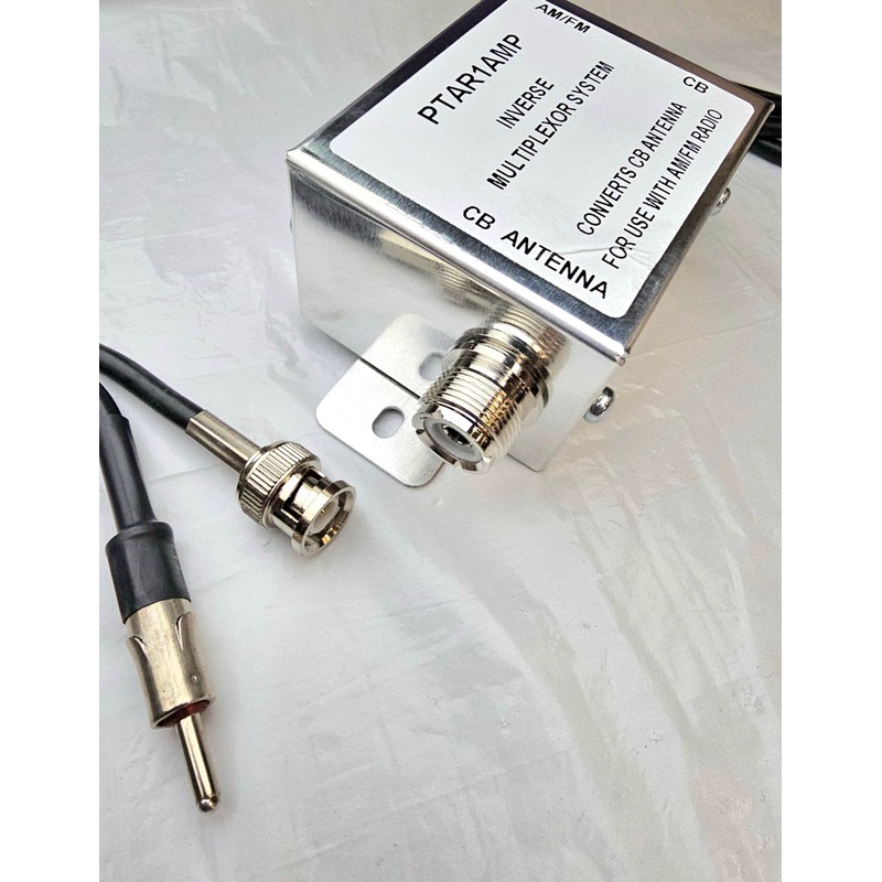 Pro Trucker CB Antenna to AM/FM Radio Splitter Multiplexor System