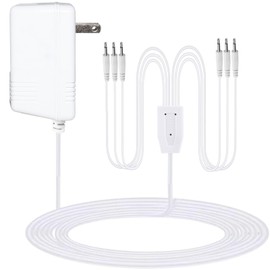 3V Power Adapter for Department 56 Accessories Lights Village Collections 56.55026 5655026 55026 OH-41111DT UD-0305B 5502-6 SA 41-350 (6 Output White)