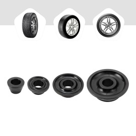 4Pcs Wheel Balancer Cone, Professional Balancing Machine Cones Set #45 Steel Wheel Balancer Standard Taper Cones Kit for 36mm Shaft (36mm)