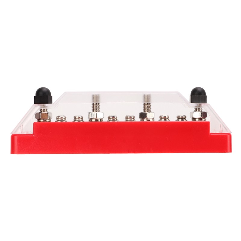 10 Way Power Distribution Block Bus Bar M6 Studs M4