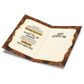 Prime Greetings Son Father's Day Card, Made in America, Thick Card Stock with Premium Envelope Packaged in a Reusable Presentation Mailer, Eco-Friendly, 5in x 7.75in