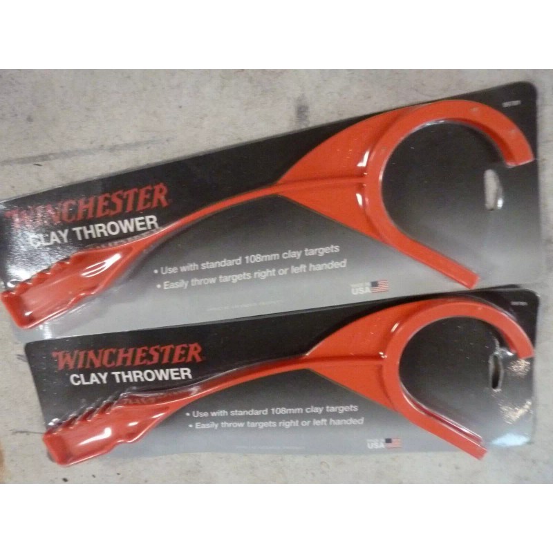 Winchester (2) Clay Pigeon Handheld Thrower Launcher Left/Right Hand WINCHESTER