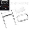 3pcs Rear Air Vent Trim ABS Without Cup Holder Replacement