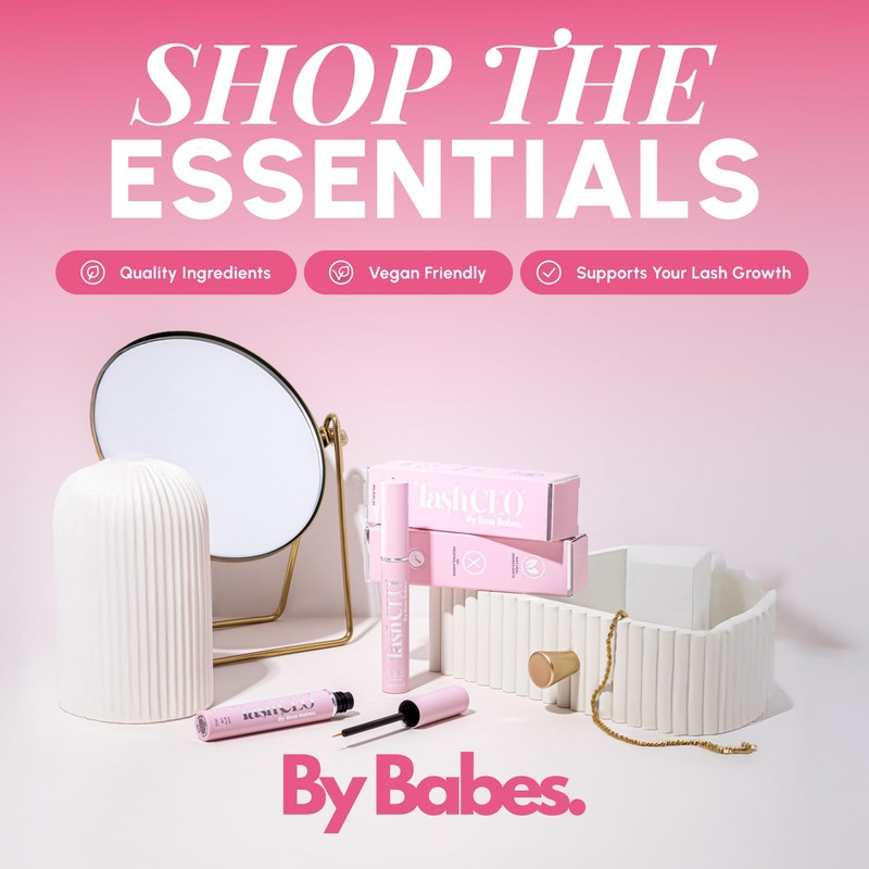 ByBabes Lash CEO Eyelash Growth Serum | Prostaglandin-Free Rapid Brow