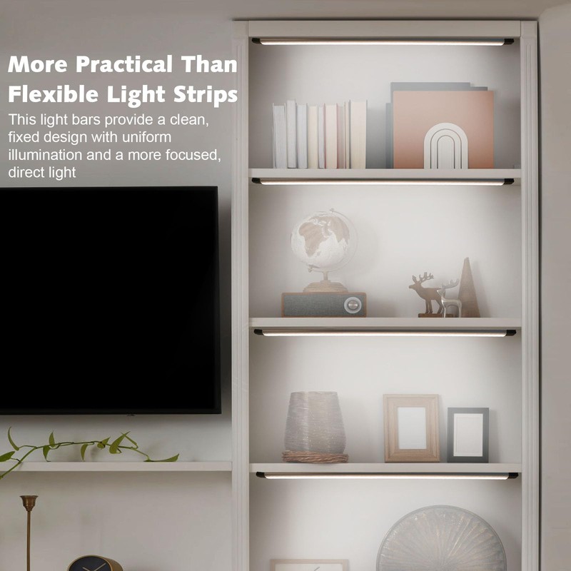 Under Cabinet Lights Plug in Led Light Strip 3 Pack
