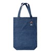 Green Fish Denim Tote Bag Printed Shopping Bag Machine Washable