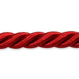 Expo International 20-Yard Rebekah Twisted Cord Trim, 1/4-Inch, Red