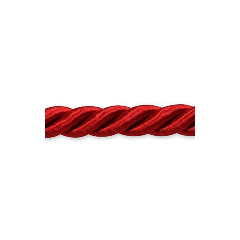 Expo International 20-Yard Rebekah Twisted Cord Trim, 1/4-Inch, Red
