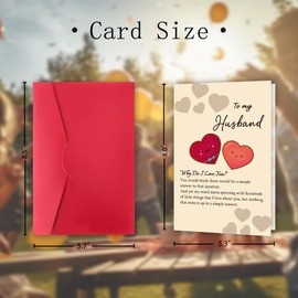 FSSDAS Why Do I Love You? Happy Birthday Card for Husband, Funny Husbands Birthday Cards, Sweet Birthday Gifts for Husband from Wife