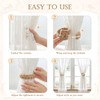HOMEBROS Boho Curtain Tiebacks, Braided Curtain Holdbacks, Brown, 4 Pcs
