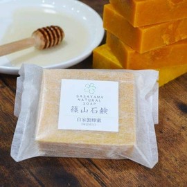 Sasayama Soap, Homemade Honey Included, Honey Soap, 3.0 oz (85 g) x 3 Pieces] [Natural Honey/Moisturizing Ingredients] Soap, Face, Whole Body, Solid Soap (Made in Japan) a01a01a01a01