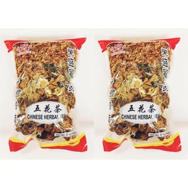 Chinese Herbal Tea, Traditional Five Flower Tea,5 oz,Pack of 2 五花茶