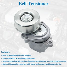 LEVANLIGHT Belt Tensioner Assembly with Pulley Compatible for Nissan Altima 2002-2012 Rogue 2008-2013 Rogue Select 2014-2015 Sentra 2002-2012 L4 2.5L, Replaces# 11955JA00A, 11955JA00B