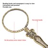 3X Retro Magnifying Glass Handheld Portable Exquisite Magnifying Glass for