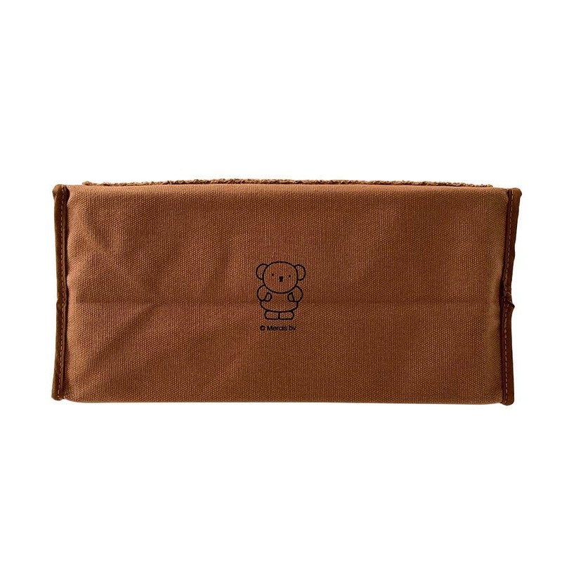 tente x Dick Bruna Tissue Case Boris (Brown) [miffy Tente