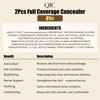 2Pcs Liquid Concealer Makeup, Eye Concealer, Full Coverage Concealer For