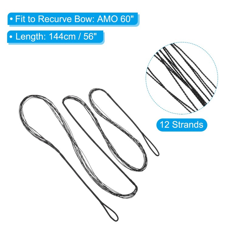 PATIKIL Bow String Replacement with Bowstring Finger Guards for AMO