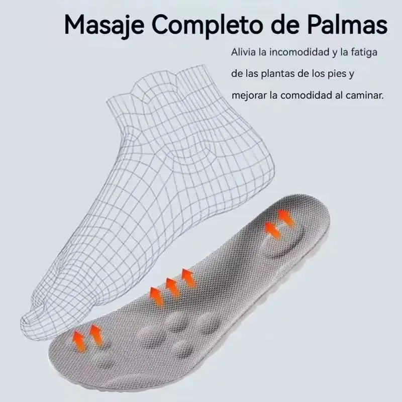 6 Pares Plantilla Ortopedica Deportiva De Gel Pie Plano 4d