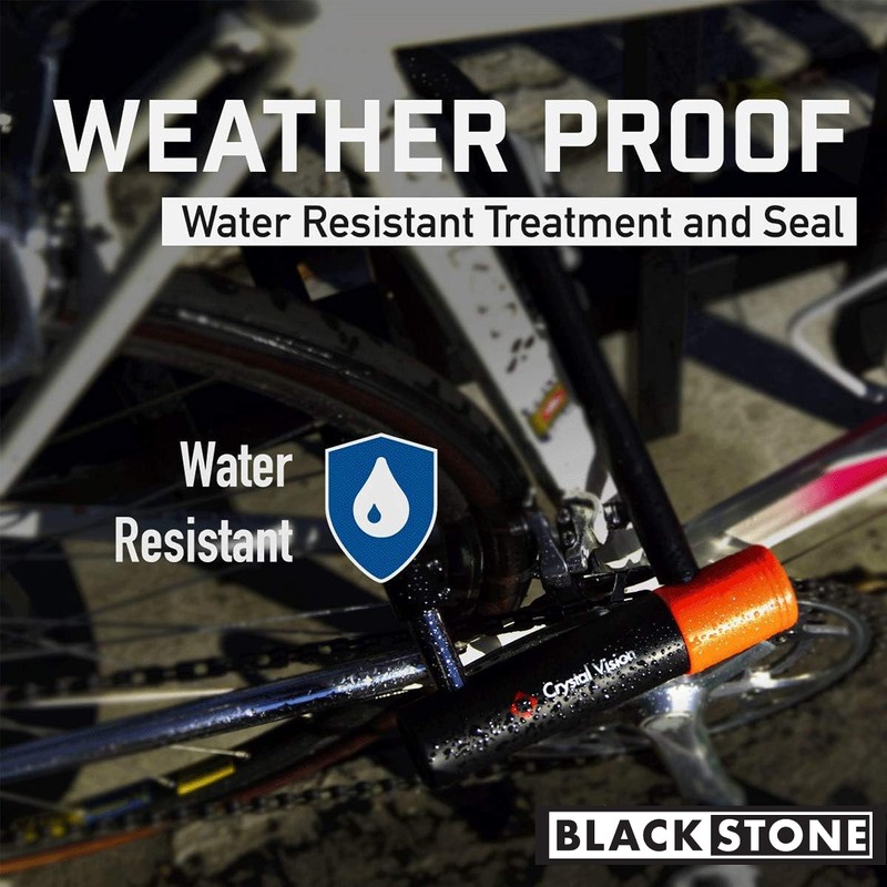 Blackstone Anti-Theft 130 db Alarm U-Lock Heavy Duty w/Security Cable