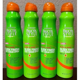 Garnier Lot of 4 GARNIER Sleek & Shine Sleek Finish 5-In-1 Serum Spray 6oz each