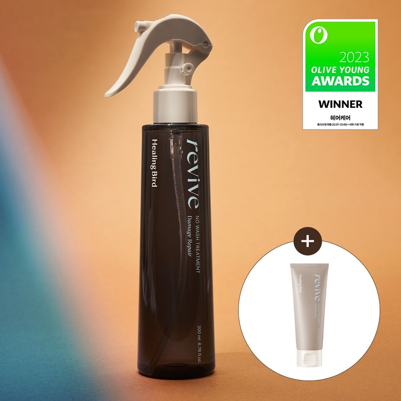 Healingbird Revive No Wash Treatment Damage Repair 200mL Special Set