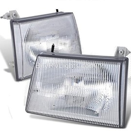 Damon UltraSport 1994-1997 RV Motorhome Pair (Left & Right) Replacement Front Headlights with Bulbs