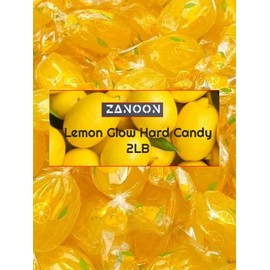 Lemon Glow Hard Candy – Old-Fashioned, Individually Wrapped, 2LB Bag by ZANOON