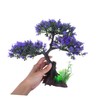CORHAD 1 Pack Artificial Aquarium Plants Lifelike Freshwater Aquarium Decorations