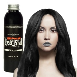 Black Hair Colour Headshot Blackout Semi-Permanent Hair Dye 150ml