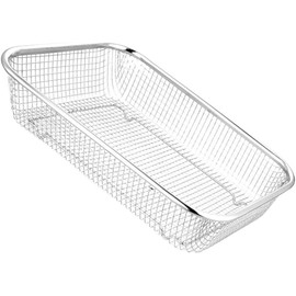 Rectangle Strainer Stainless Steel Mesh– Strainer & Colander for Fruits, Vegetables & Pasta Multi-Functional Kitchen Tool – Dishwasher Safe & Rust-Resistant 2pcs