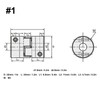 3Pcs Flexible Coupler Aluminum Alloy Ball Screw Coupling Kit Motor