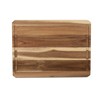 Dexas Angled Acacia Wood Cutting Board with Well, 15 x