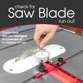 Peachtree Woodworking Supply A Line It Deluxe, Table Saw Alignment Tool, Digital Dial Indicator Alignment Gauge, Machinery Precision Dial Gauge, Arbor & Blade Runout Gauge Dial Indicator