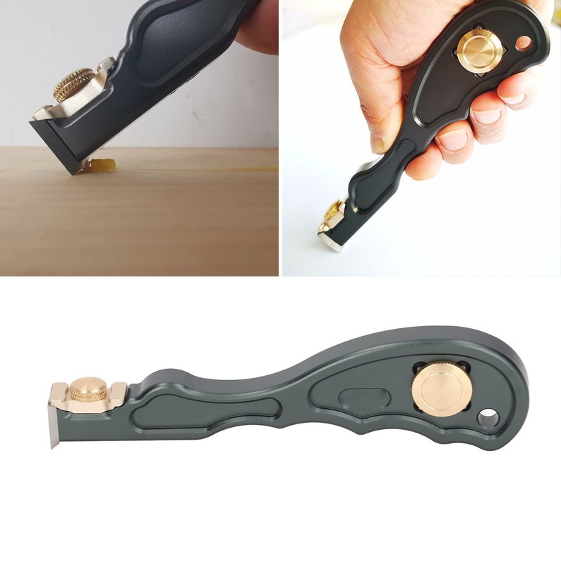 Woodworking Glue Scraper Multifunctional Aluminum Alloy Mini Glue Removal Tool