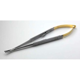 TC.Castroveijo持針器）眼科用形成手術用歯科用マイコロ持針器約14cmタングステンカーバイド付き