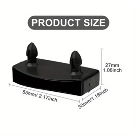 YEDJFFIYO 12 PCS Plastic Bed Slat Caps, Side and Center Bed Slats Holders Replacement for Single, Double and King Size Beds