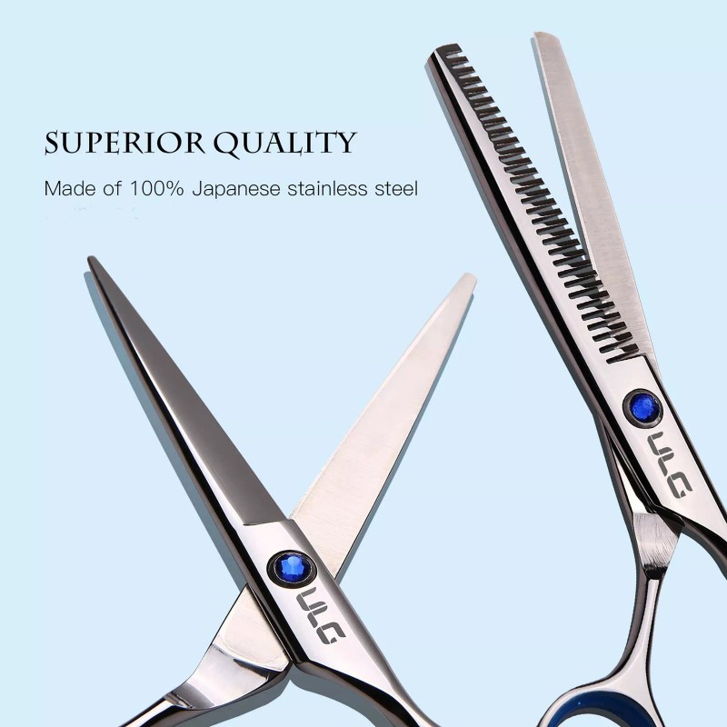 ULG Hair Cutting Scissors Thinning Shears Kit ULG Professional Barber