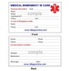 One Black Dog Tag Silencers and Free Medical Emergency Card