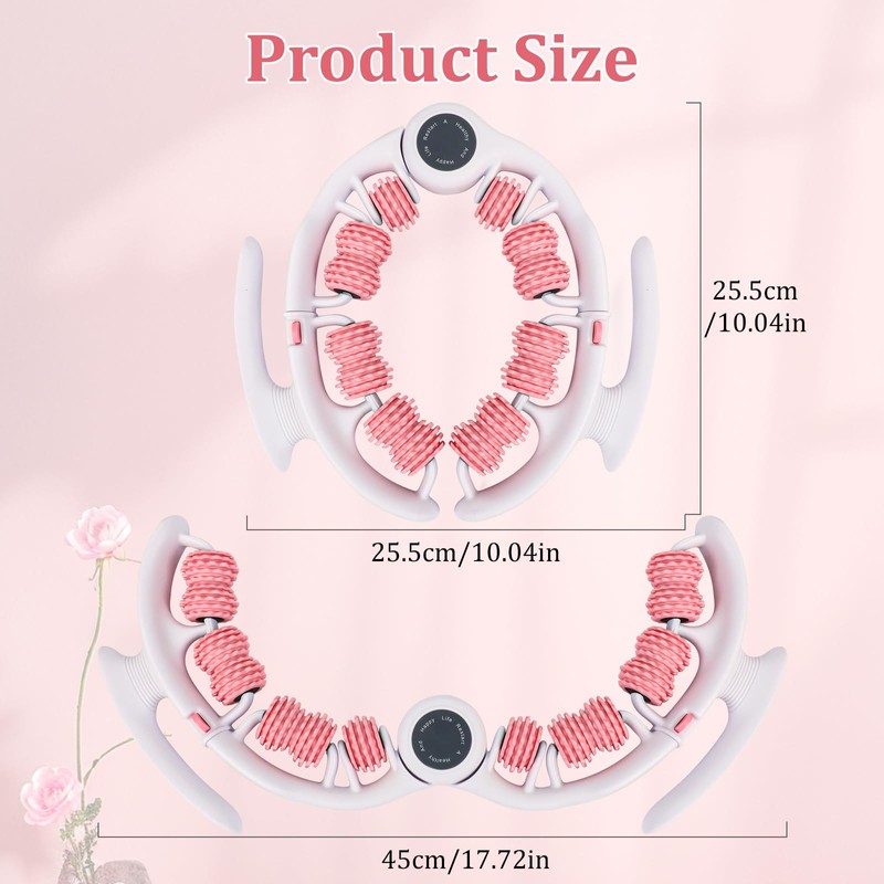 Anti Cellulite Massagegerät, Muskeltherapie-Massagestab mit Griffen, Beinmuskelmassagerolle, zur Reduzierung von