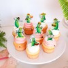 Blumomon 40Pcs Edible Cucumber Cupcake Toppers Cucumber Engagement Baby Shower