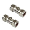 UKDD® 15mm Isolation Ball o fix Valves Straight Suitable HOT