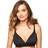 Motherhood Maternity Women's Maternity Lightly Lined Wireless Nursing Bra, Black