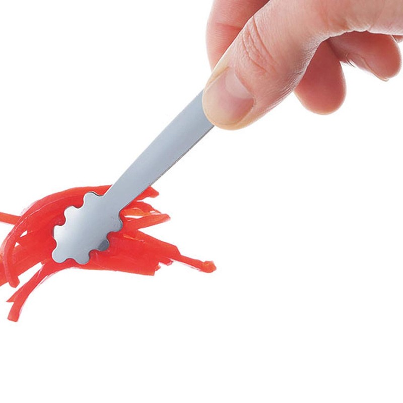 Nagao Tsubamesanjo Palm Condiment Tongs, 3.9 inches (10 cm), Stainless