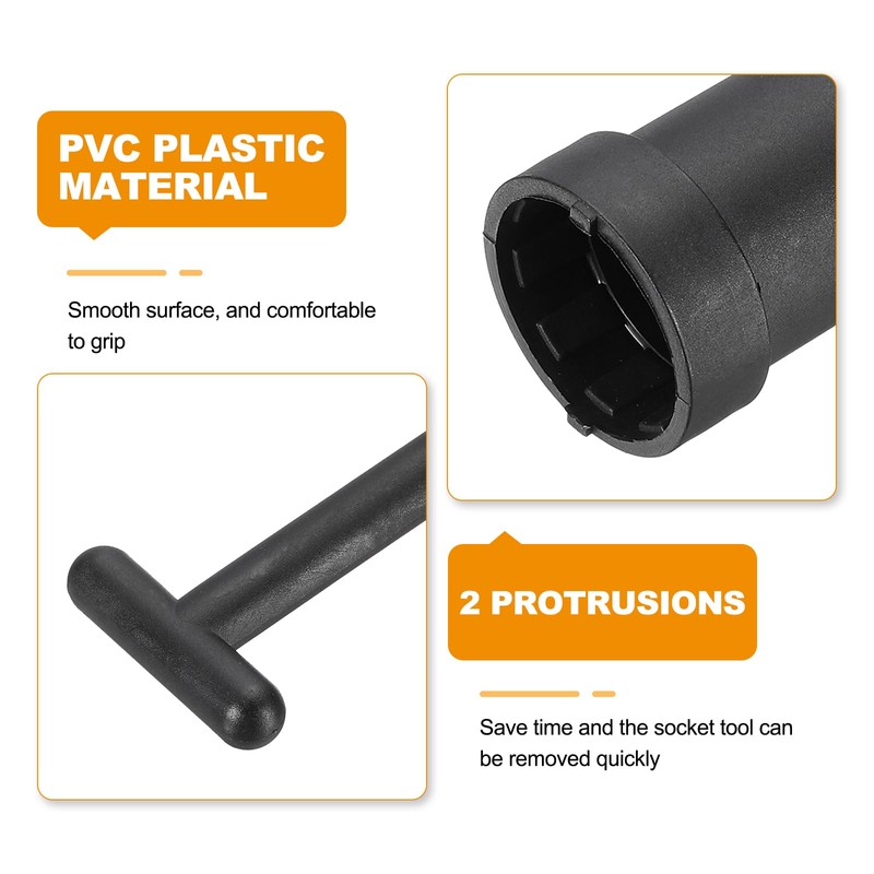 PATIKIL G9 Socket Ring Removal Tool, 2 Pcs PVC Plastic