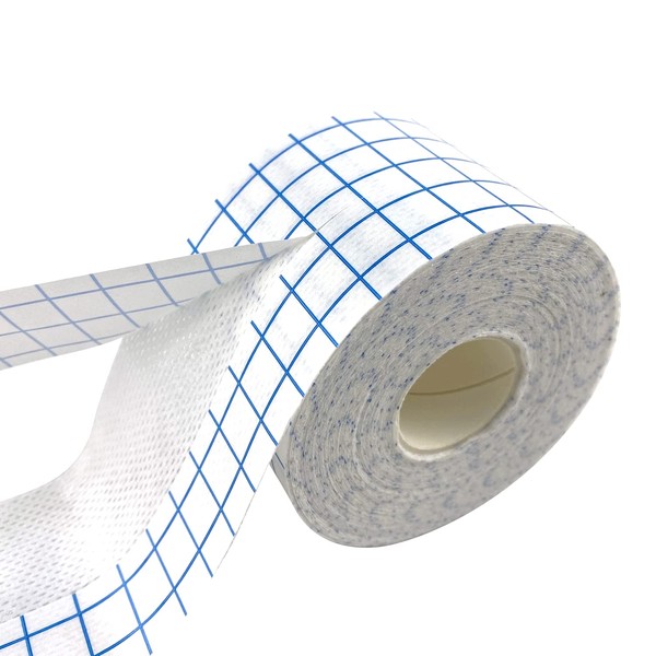 COMOmed Non-Woven Cover Roll Stretch Tape - 2"x10.94Yd First Aid Tape - Dressing Retention Tape - Breathable Cohesive Wrap Bandage Roll Film (1 Roll)