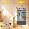 Xcdsxer Cat Teaser Toy Storage Hanging Bag, Wand Toy Holder