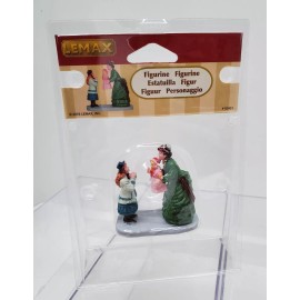 Lemax NEW DOLL FOR CHRISTMAS Victorian Lady w Child Caddington Village Figurine