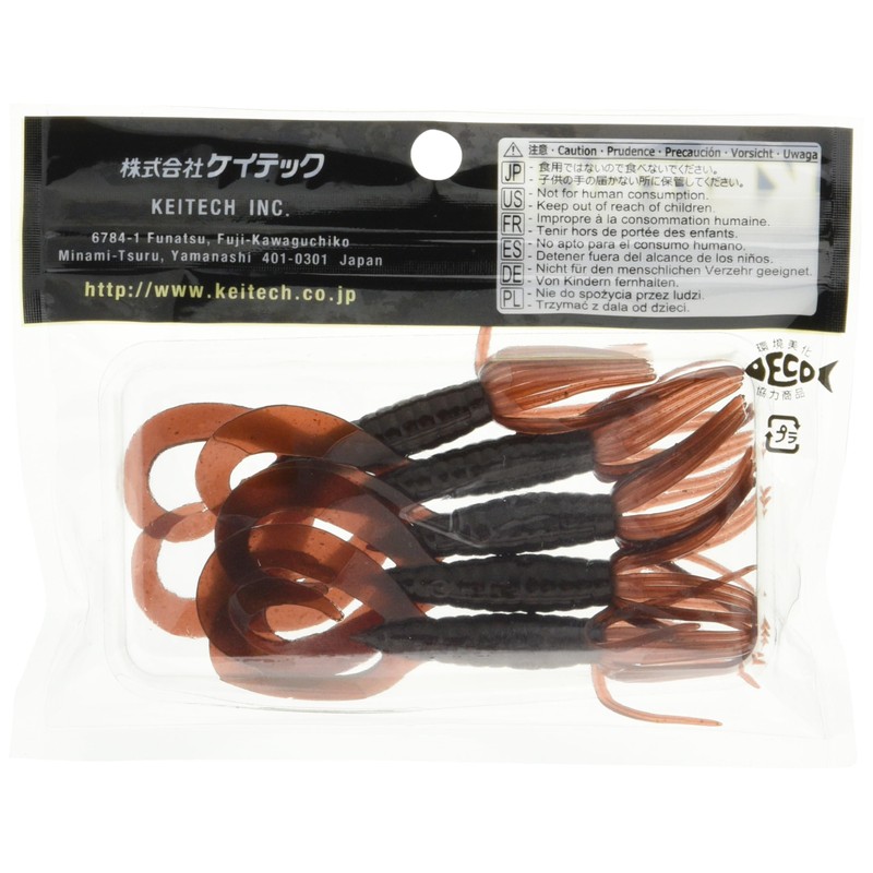 Keitech LS35008 Little Spider Scuppernong Red, 3"